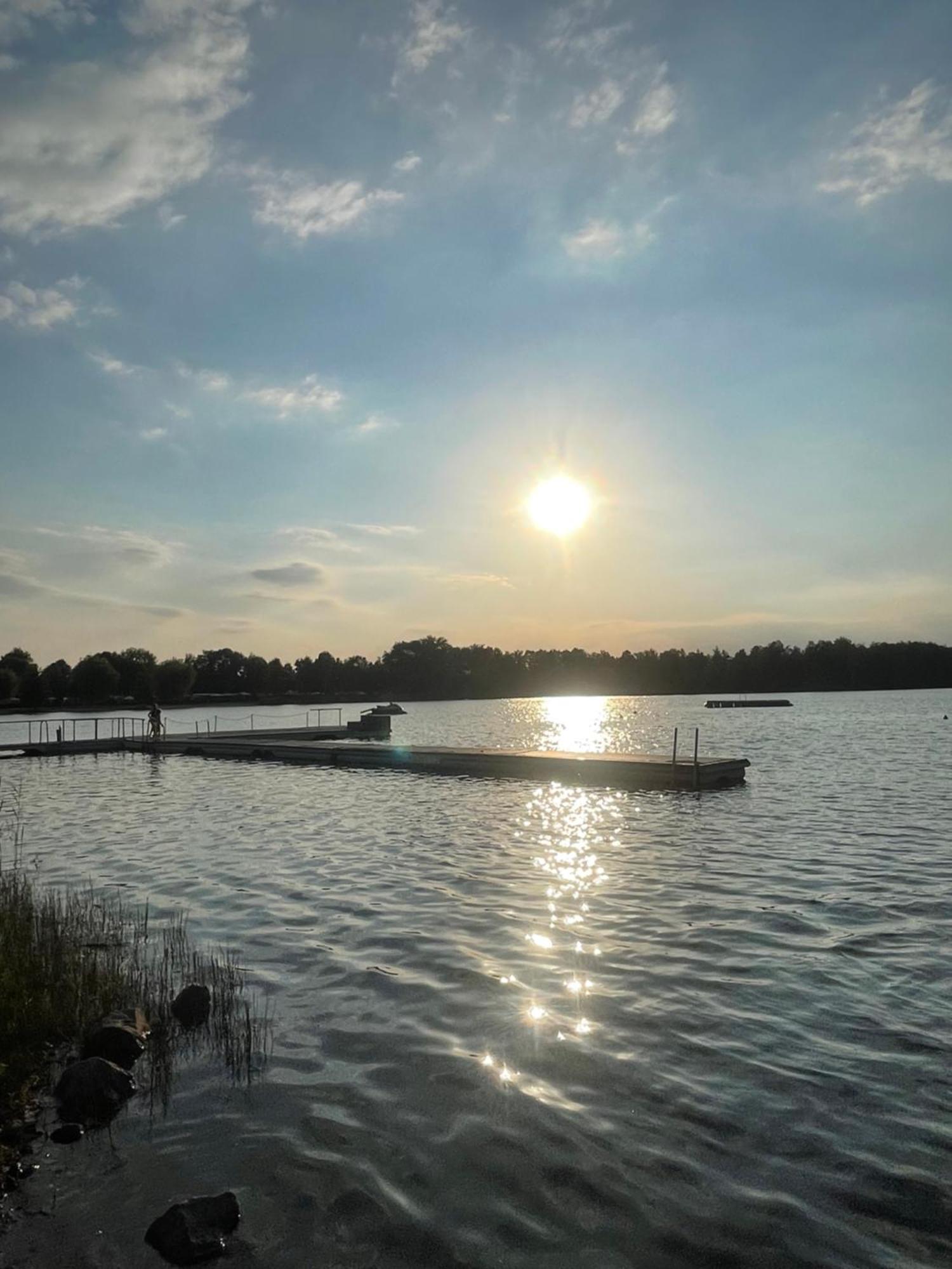 Вилла Gruener Bungalow Am Kiebitzsee Falkenberg/Elster Экстерьер фото