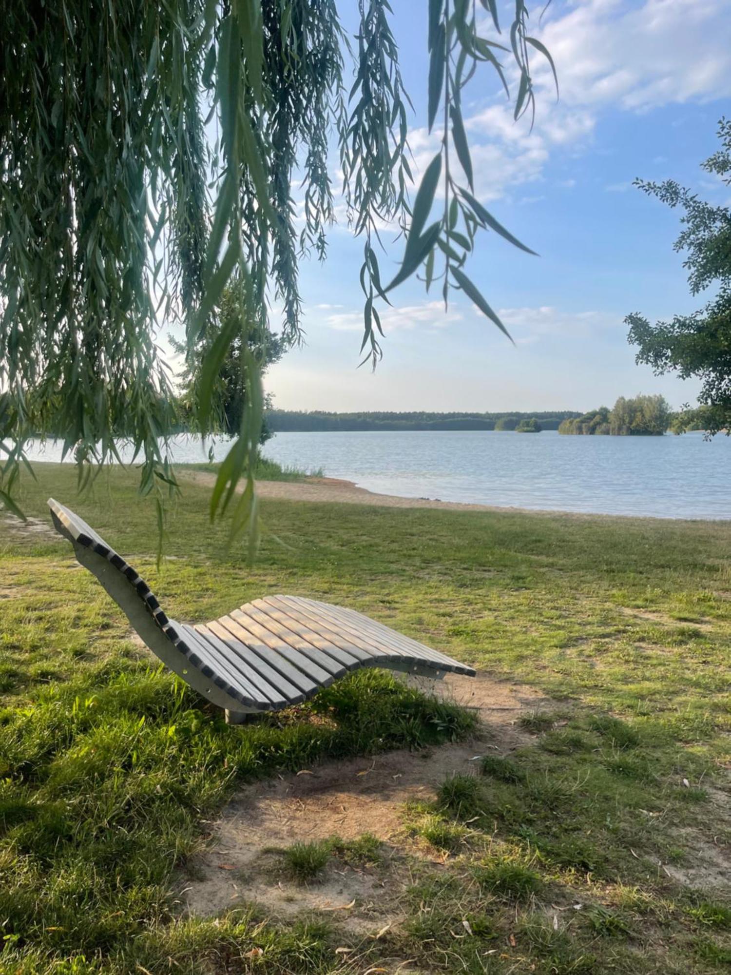 Вилла Gruener Bungalow Am Kiebitzsee Falkenberg/Elster Экстерьер фото